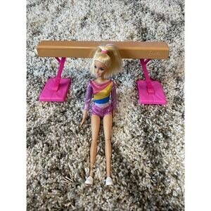 Barbie Gymnastics You Can be Anything‎ Doll w/ Balance Beam